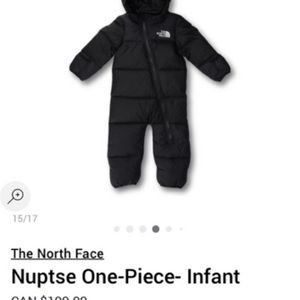 North face infant one piece for winter